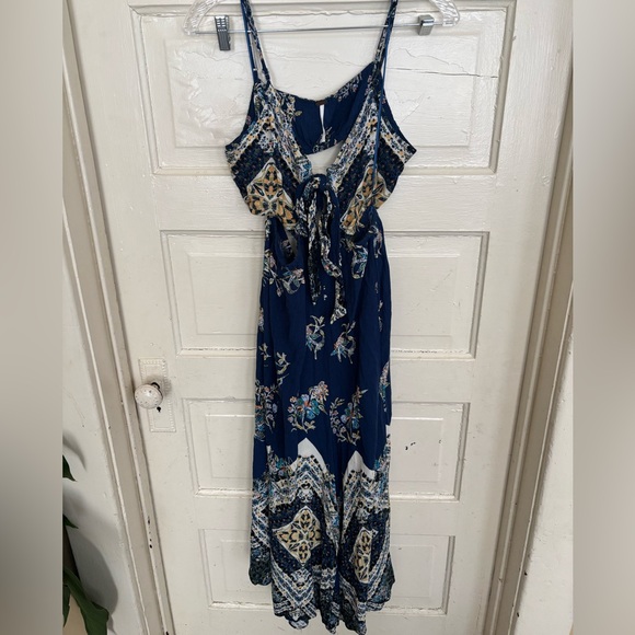 Free People Dresses & Skirts - Free People cut out wide leg romper size medium